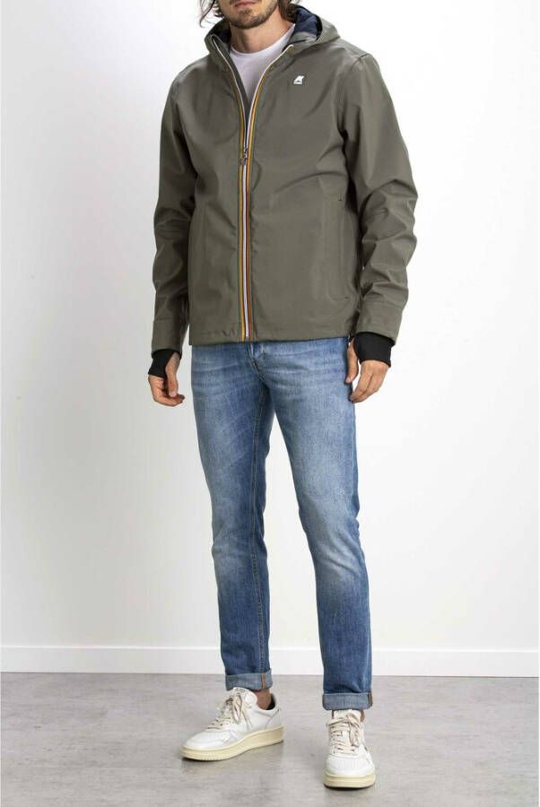 K-way Jacket MEN Bonded_Xl Groen Heren