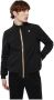 K-way Heren Nylon Jas met Koreaanse Kraag en Ritssluiting Black Heren - Thumbnail 2