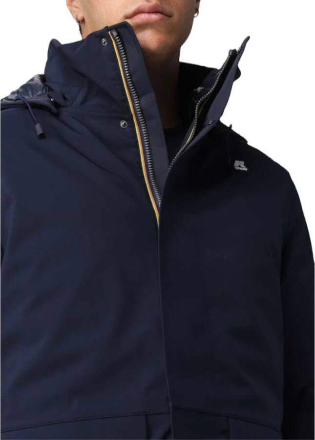 K-way Jackets Blauw Heren