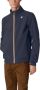 K-way Blauwe Polyesterjas met Contrastdetails Blue Heren - Thumbnail 7