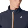 K-way Blauwe Polyesterjas met Contrastdetails Blue Heren - Thumbnail 9