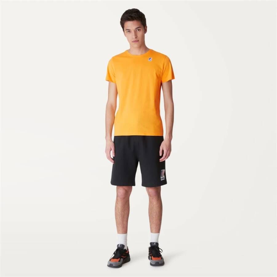 K-way De Echte Edouard Unisex T-Shirt Oranje Unisex