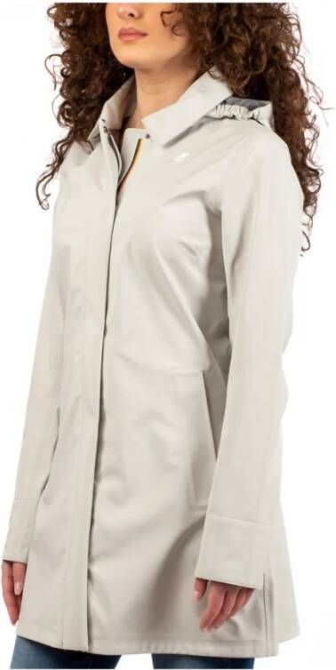 K-way Lichtgewicht Jas Beige Dames