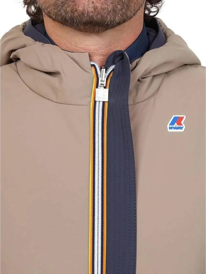 K-way Lichtgewicht Jas Beige Heren