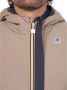 K-way Omkeerbare regenjas Jacques Warm Double Blauw Heren - Thumbnail 3