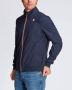 K-way Heren Nylon Jas met Koreaanse Kraag en Ritssluiting Blue Heren - Thumbnail 5
