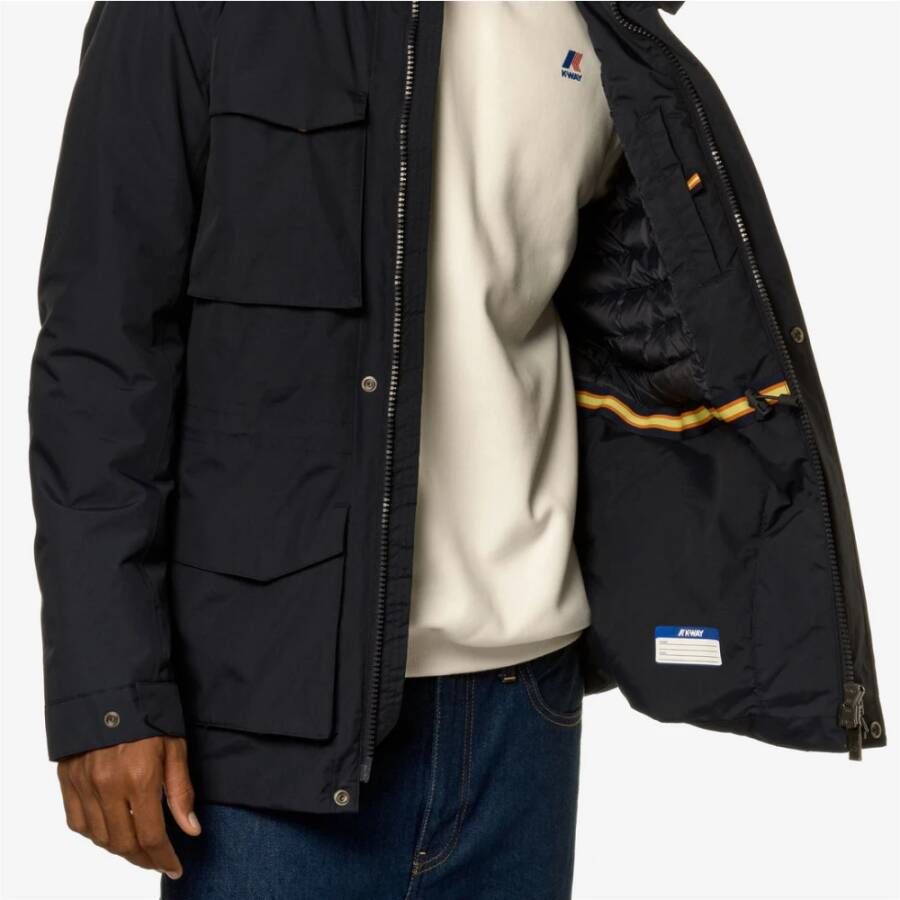 K-way Light Jackets Blauw Heren