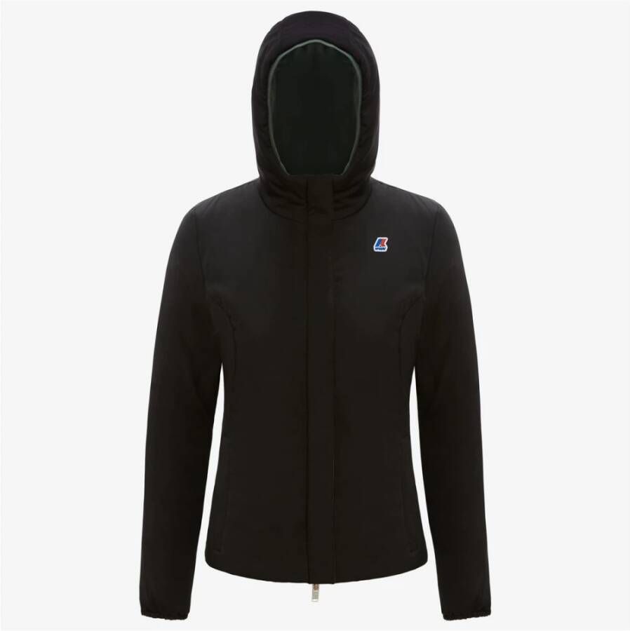 K-way Lily Warm Double Reversible Jas Groen Dames
