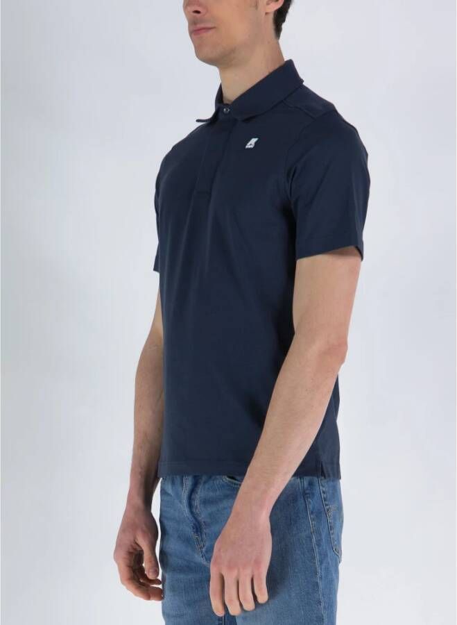 K-way Polo Shirts Blauw Heren