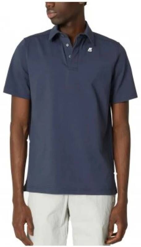 K-way Polo Shirt Blauw Heren