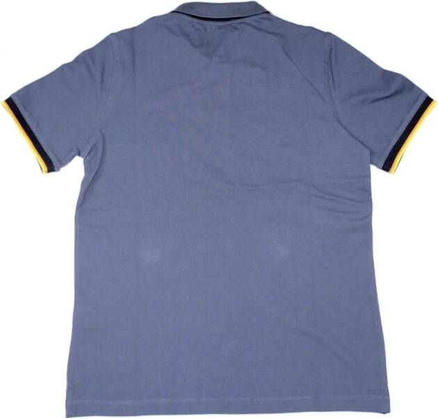 K-way Vincent Blauwe Polo Shirt Blauw Heren