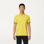 K-way Vincent Logo Siliconen Polo Modern Design Regular Fit Yellow Heren - Thumbnail 2