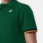 K-way Vincent Contrast Stretch Polo Shirt Groen Heren - Thumbnail 3
