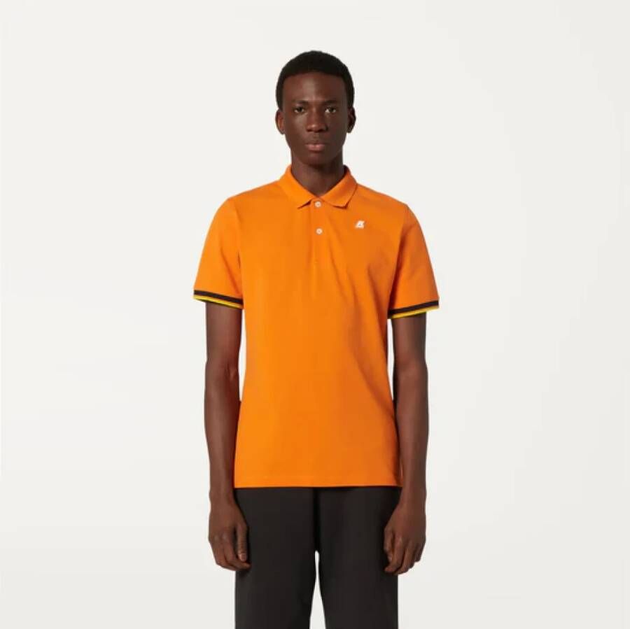 K-way Polo Shirt Oranje Heren