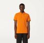 K-way Oranje Polo met Contrastdetails Orange Heren - Thumbnail 4