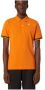 K-way Oranje Polo met Contrastdetails Orange Heren - Thumbnail 2