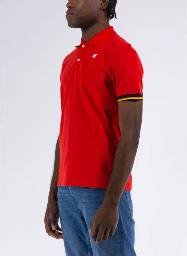 K-way Polo Shirts Rood Heren