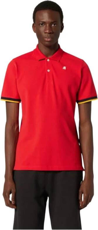 K-way Polo Shirts Rood Heren