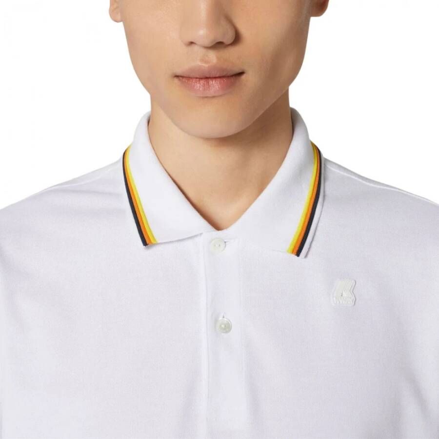 K-way Klassiek Polo Shirt Wit Heren