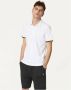 K-way Witte T-shirts en Polos met Vincent Contrast Kraag en Mouw White Heren - Thumbnail 5
