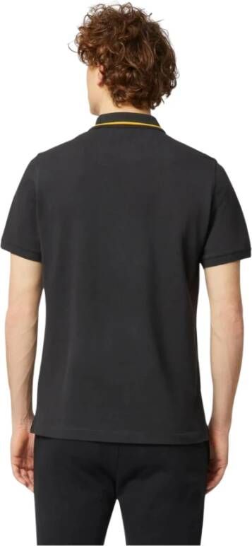 K-way Polo Shirts Zwart Heren