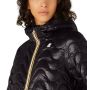 K-way Sophie Eco Lange Golf Zwarte Damesjas Black Dames - Thumbnail 4
