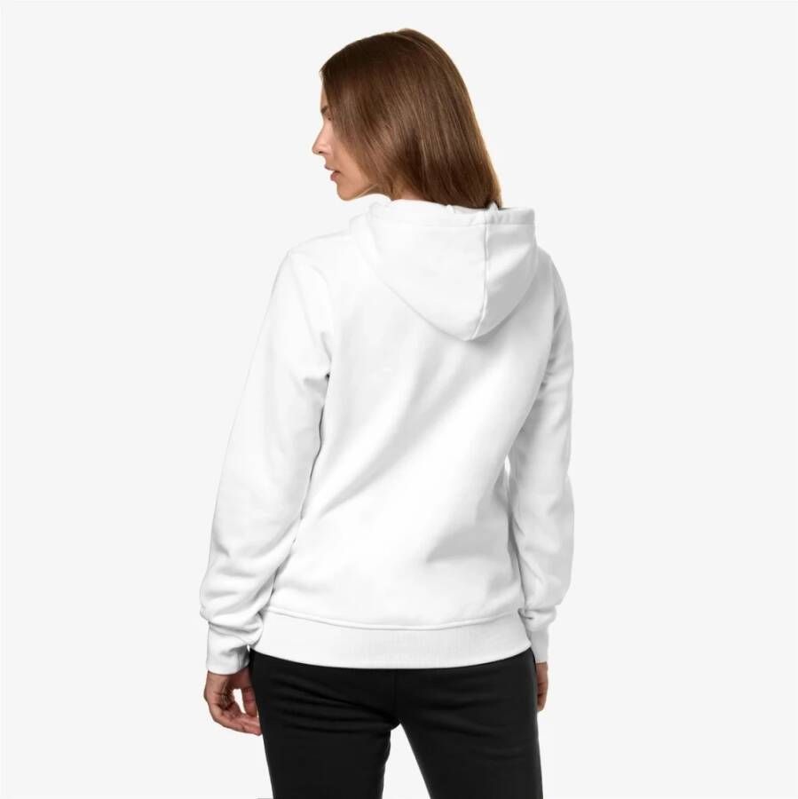 K-way Witte hoodie met elastische boorden White Heren - Foto 2