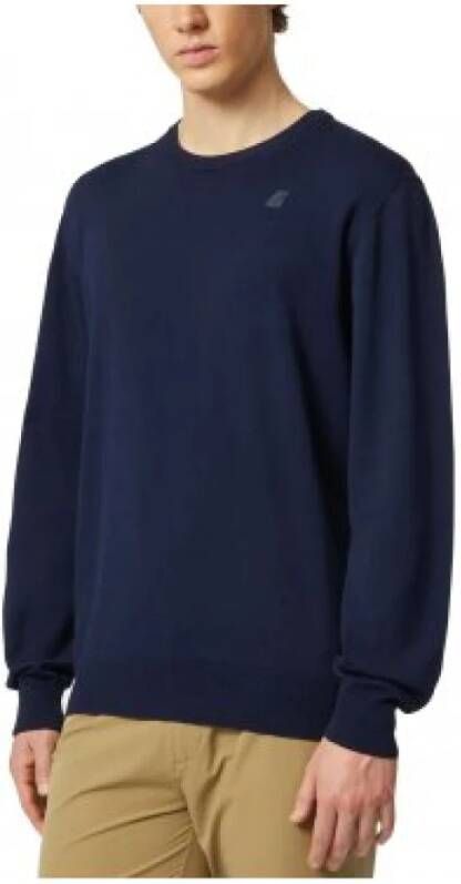 K-way Sweatshirt Blauw Heren