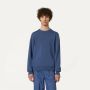 K-way Blauwe Katoenen Gebreide Trui Stijlvol Comfort Blue Heren - Thumbnail 4