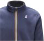 K-way Blauwe Fleece Jas met Logo Blauw Heren - Thumbnail 2