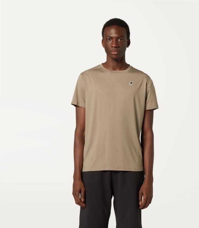 K-way T-Shirts Beige Heren
