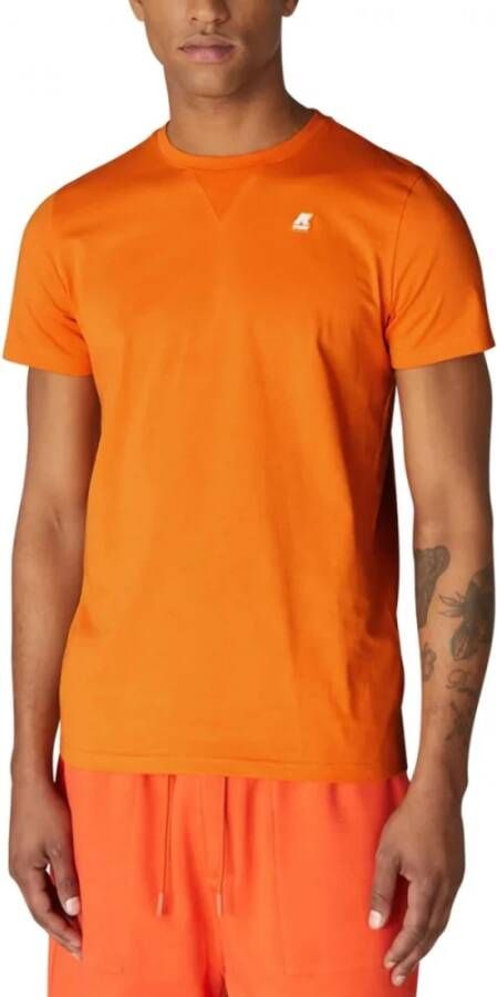 K-way T-Shirts Blauw Heren