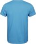 K-way Edouard Logo Katoenen T-Shirt Blauw Heren - Thumbnail 2