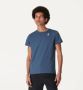 K-way De Echte Edouard Unisex T-Shirt Blauw Unisex - Thumbnail 3