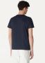K-way Edouard Blauw Katoenen T-Shirt voor Heren Blauw Heren - Thumbnail 4