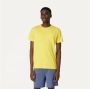 K-way Geel Katoenen T-shirt met Contrastdetails Yellow Heren - Thumbnail 2