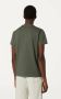 K-way Groen Katoen Bedrukt Logo T-Shirt Green Heren - Thumbnail 2