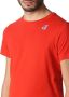 K-way Rode Katoenen T-shirt voor Mannen Red Heren - Thumbnail 2