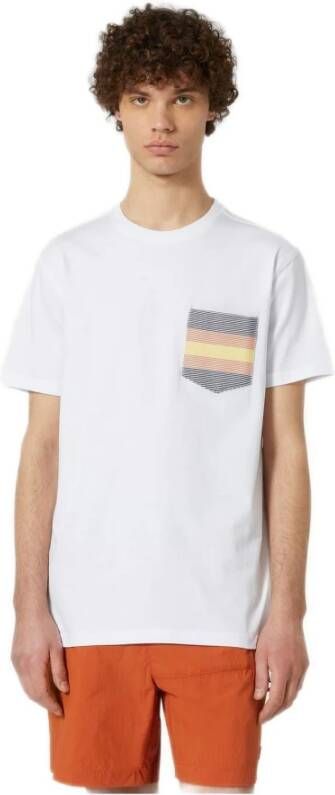 K-way Heren T-Shirt Klassiek Zwart Wit Heren