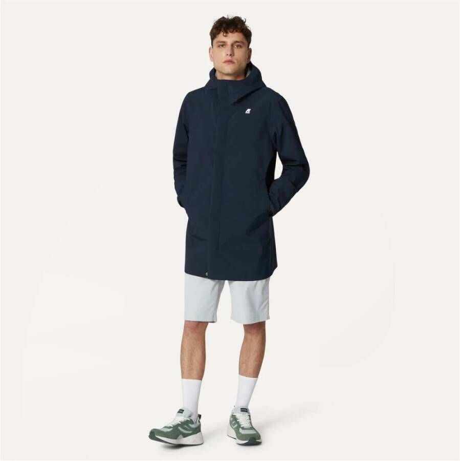 K-way Tommy Bonded Jersey Blauw Heren