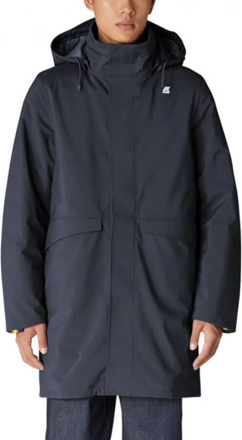 K-way Thomal Bonded Gewatteerde Jas Blauw Heren