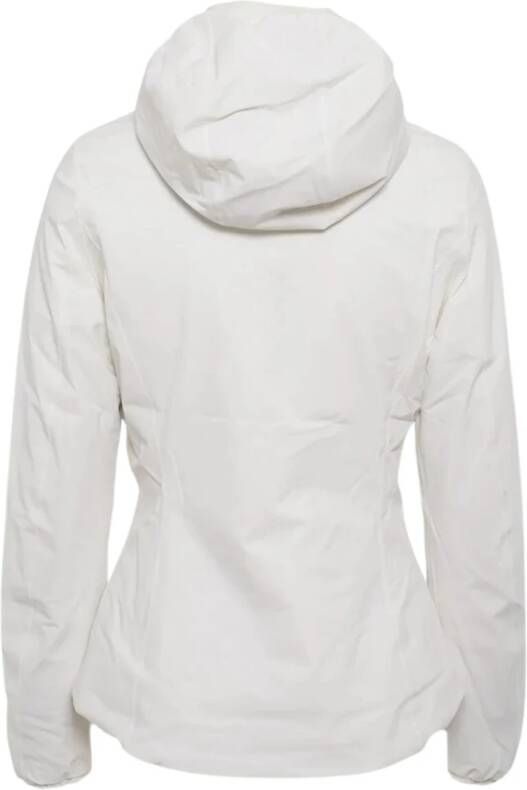 K-way Witte winddichte jas voor dames Wit Dames