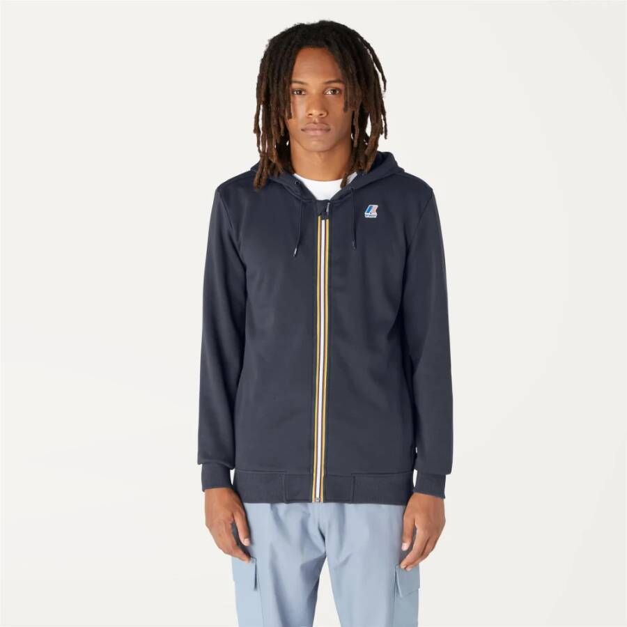 K-way Sweatshirt met rits Blauw Heren