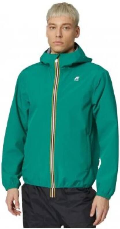 K-way Sweater met rits Groen Heren