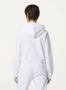 K-way Witte Fleece Sportieve Jas Deline White Dames - Thumbnail 4