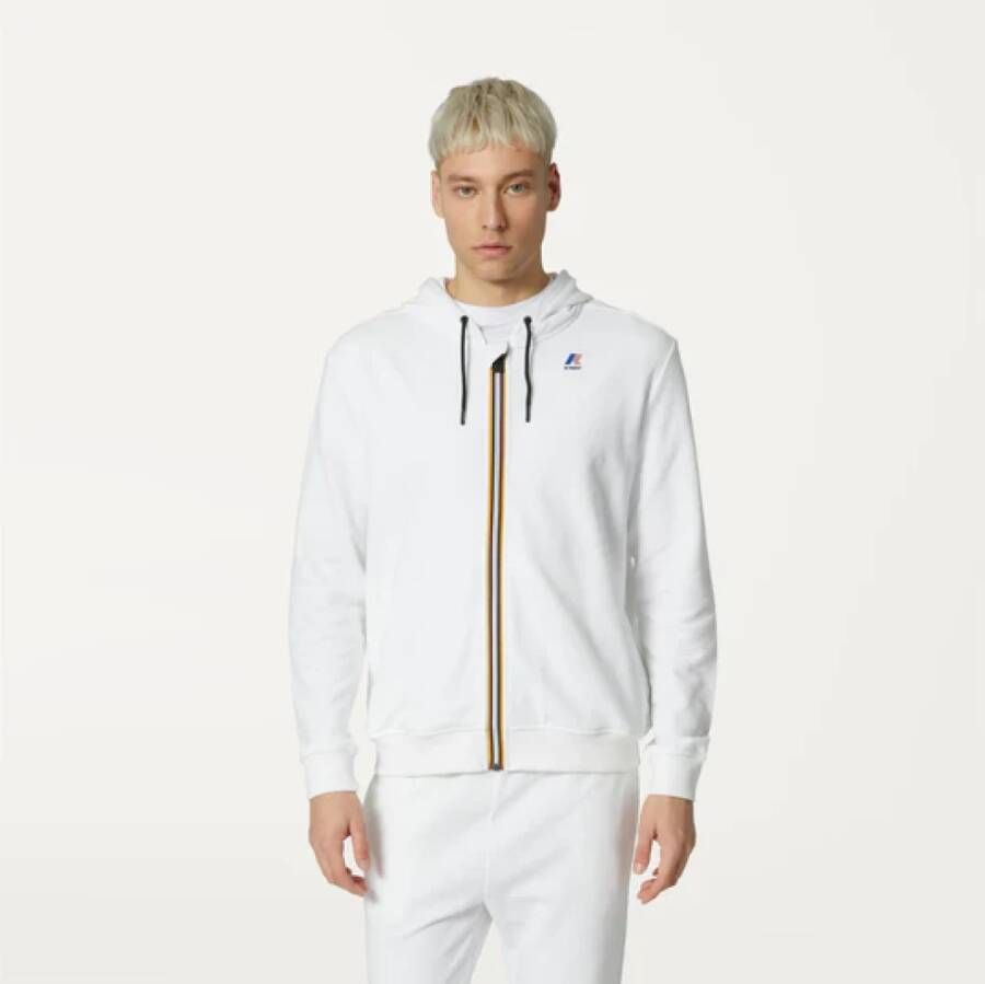 K-way Sweatshirt met rits Wit Heren