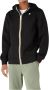K-way Iconische rits hoodie met geribbelde randen Black Heren - Thumbnail 6