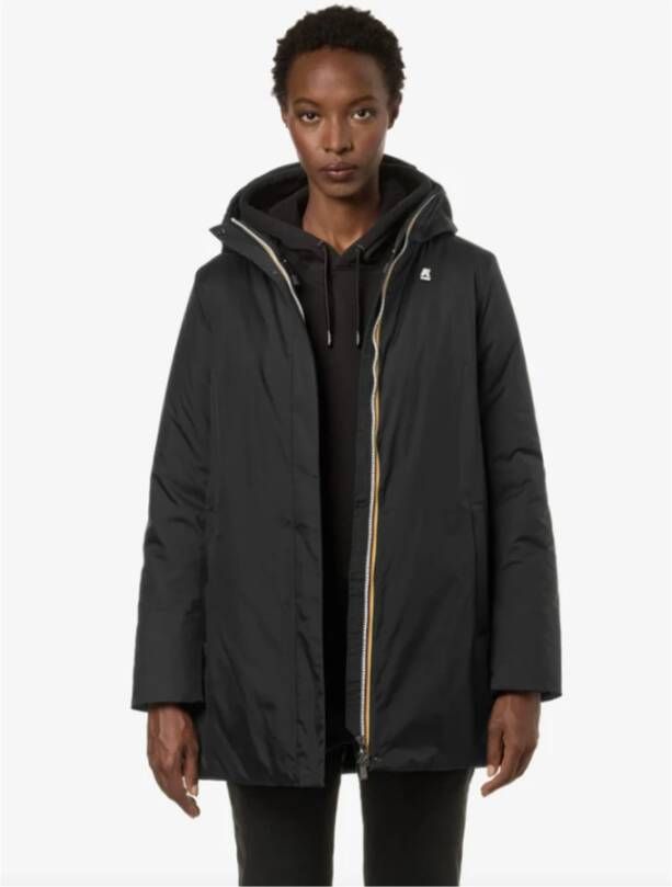 K-way Zwarte Sophie Micro Ripstop Prime Marmot Jas Zwart Dames