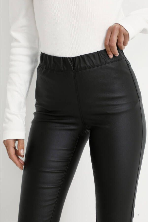 Kaffe Ada coated Jeggings Zwart Dames