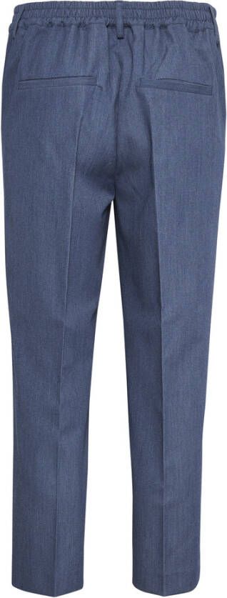 Kaffe Kasakura HW bijgesneden broek Blauw Dames